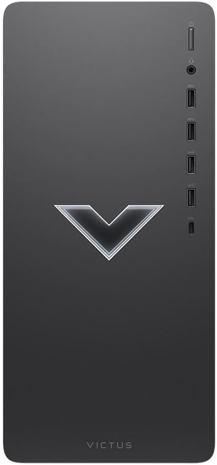 HP 2023 Victus 15L Gaming Desktop PC, AMD 6-Core Ryzen 5600G Processor (Up to 4.4 GHz), 16GB RAM, 1TB NVMe, AMD Radeon RX6400, Mouse and Keyboard, Win 11 Home, Mica Silver, with HDMI Accessory - Image 2