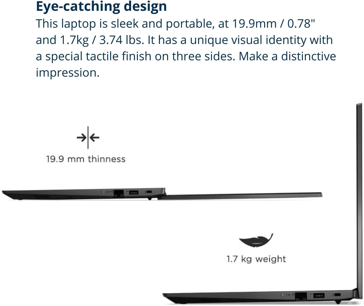 Lenovo V15 Laptop, 15.6" FHD Display, AMD Ryzen 5 5500U Hexa-core Processor (Beat Intel i7-1065G7), 16GB RAM, 1TB SSD, HDMI, RJ45, Numeric Keypad, Wi-Fi, Windows 11 Pro, Black - Image 4