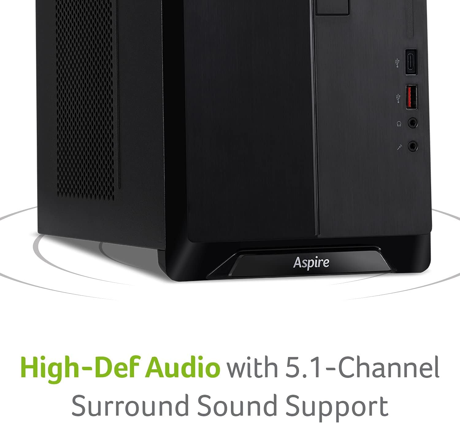 Acer Aspire TC-1660-UA19 Desktop | 10th Gen Intel Core i5-10400 6-Core Processor | 12GB 2666MHz DDR4 | 512GB NVMe M.2 SSD | 8X DVD | Intel Wireless Wi-Fi 6 | Bluetooth 5.2 | Windows 11 Home - Image 6