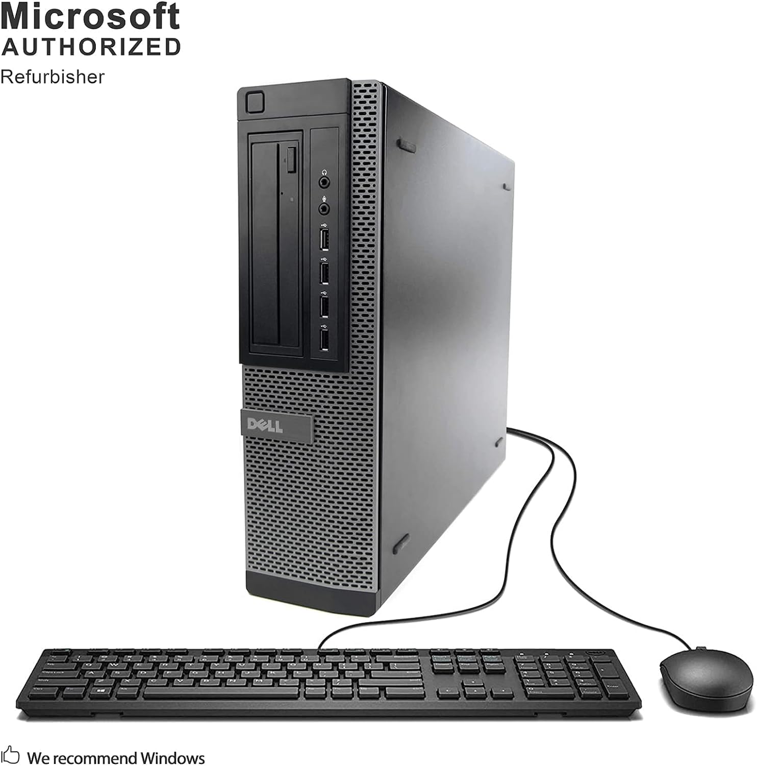 Dell Optiplex 7010 Business Desktop Computer (Intel Quad Core i5-3470 3.2GHz, 16GB RAM, 2TB HDD, USB 3.0, DVDRW, Windows 10 Professional (Renewed) - Image 3