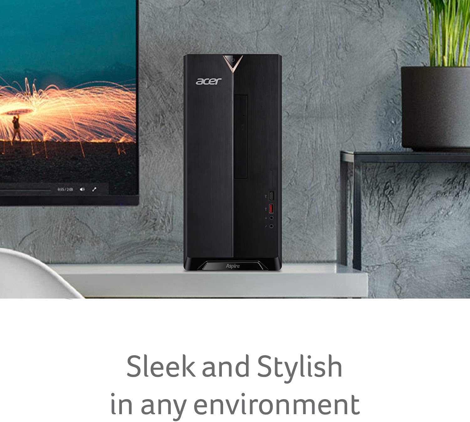 Acer Aspire TC-1660-UA19 Desktop | 10th Gen Intel Core i5-10400 6-Core Processor | 12GB 2666MHz DDR4 | 512GB NVMe M.2 SSD | 8X DVD | Intel Wireless Wi-Fi 6 | Bluetooth 5.2 | Windows 11 Home - Image 7