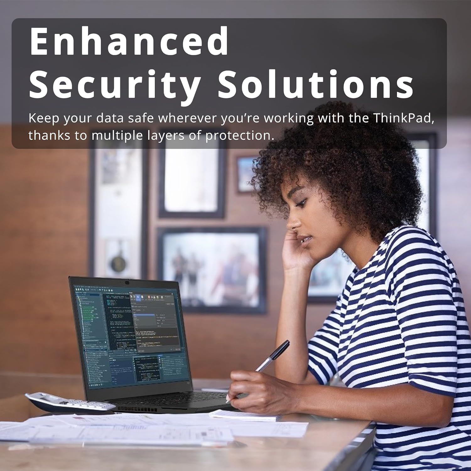 Lenovo ThinkPad E14 Gen 5 Business Laptop, 14" FHD+ Display, AMD Ryzen 7 7730U (Beat i7-1255U), 16GB RAM, 512GB SSD, FP Reader, Backlit Keyboard, HDMI, RJ45, Wi-Fi 6, Windows 11 Pro, Black - Image 6