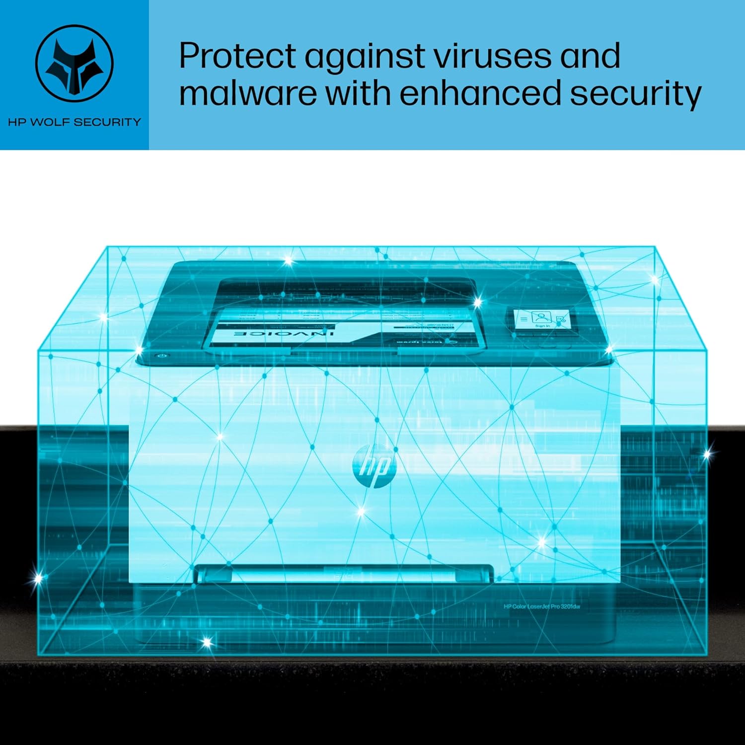 HP Color Laserjet Pro 3201dw Wireless Color Laser Printer, Office Printer, Duplex, Best-for-Office (499Q9F) - Image 10