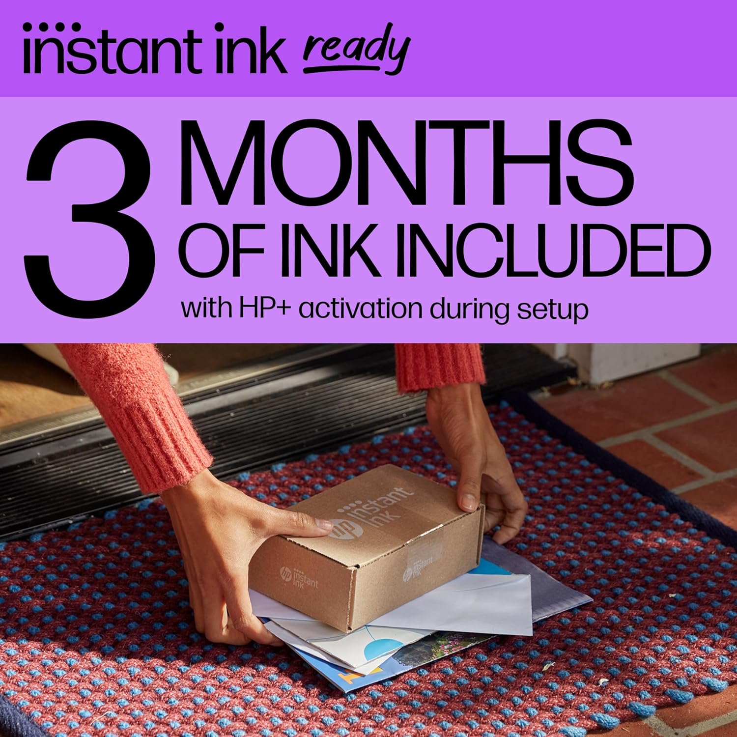 HP DeskJet 2855e Wireless All-in-One Color Inkjet Printer, Scanner, Copier, Best-for-home, 3 months of ink included (588S5A) - Image 7