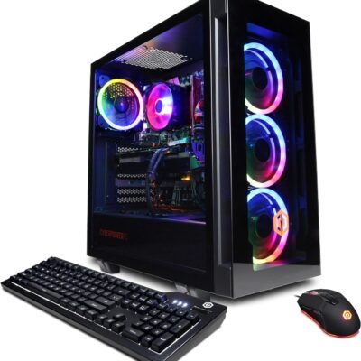 CyberPowerPC Gamer Xtreme VR Gaming PC, Intel Core i7-13700F 2.1GHz, GeForce RTX 4060 Ti 16GB, 16GB DDR5, 1TB NVMe SSD, Wi-Fi Ready & Windows 11 Home (GXiVR8040A14)
