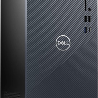 Dell Inspiron 3910 Desktop Computer Tower – 12th Gen Intel Core i5-12400, 16GB DDR4 RAM, 256GB SSD + 1TB HDD, Intel UHD Graphics 730, WiFi 6, HDMI, Bluetooth, USB-C, Windows 11 Home – Blue